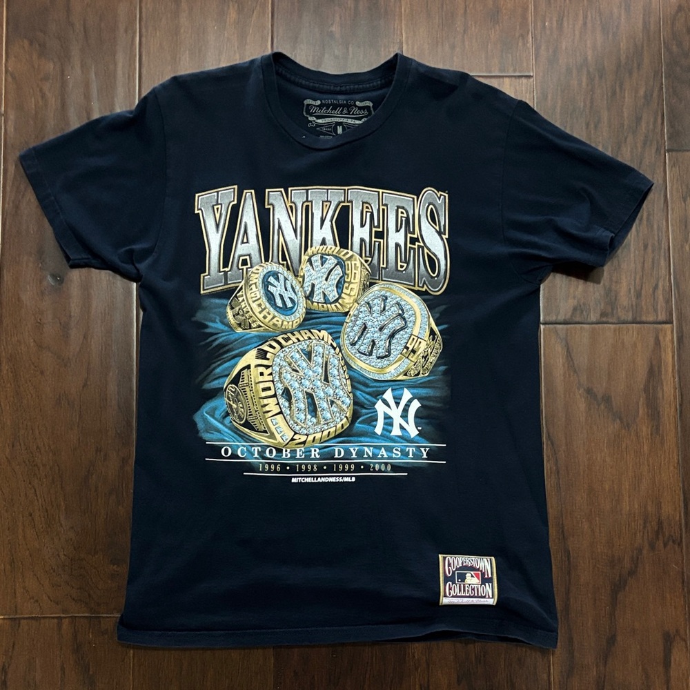 Yankees Championship Navy Blue T-Shirt